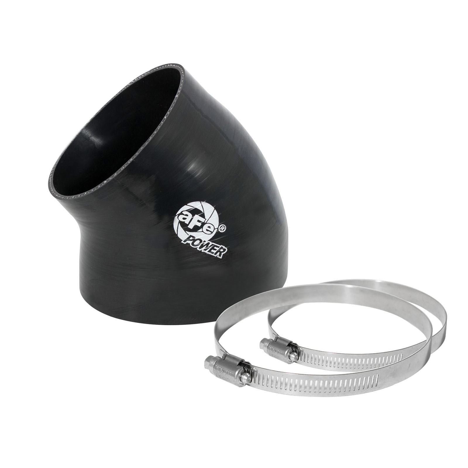 Magnum FORCE AFE-59-00036 Cold Air Intake System Spare Parts Kit (4 IN ID to 3-1/2 IN ID x 49-Deg.) Elbow Reducing Coupler - Black