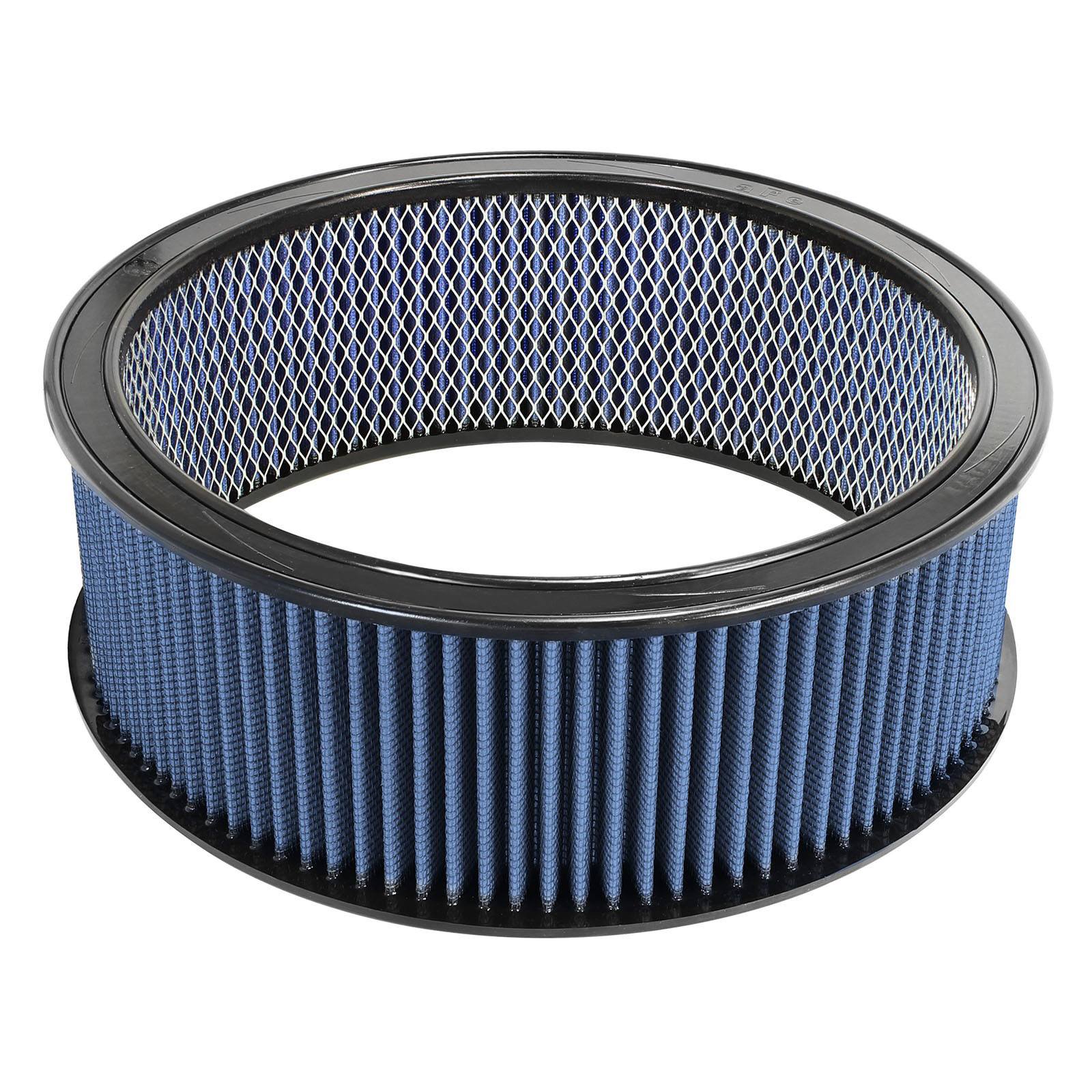 aFe Power AFE-18-11406 Magnum FLOW Round Racing Air Filter w/ Pro 5R Media 14 IN OD x 12 IN ID x 5 IN H w/ Expanded Metal