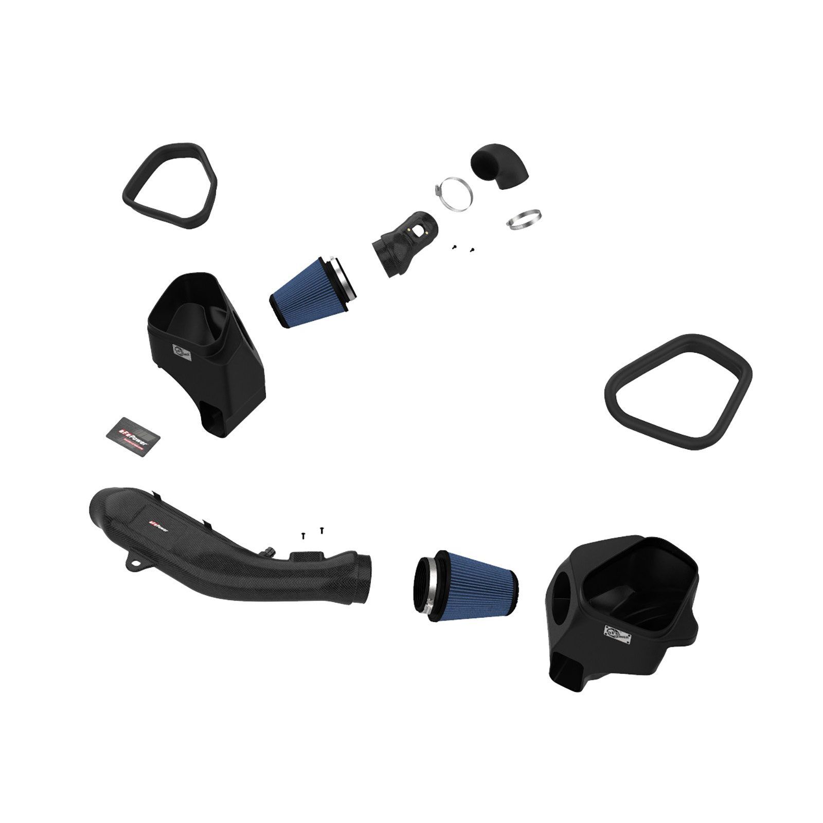 aFe Power AFE-57-10006R Track Series Stage-2 Carbon Fiber Intake System w/ Pro 5R Media BMW M2 Competition (F87) 19… – view 2