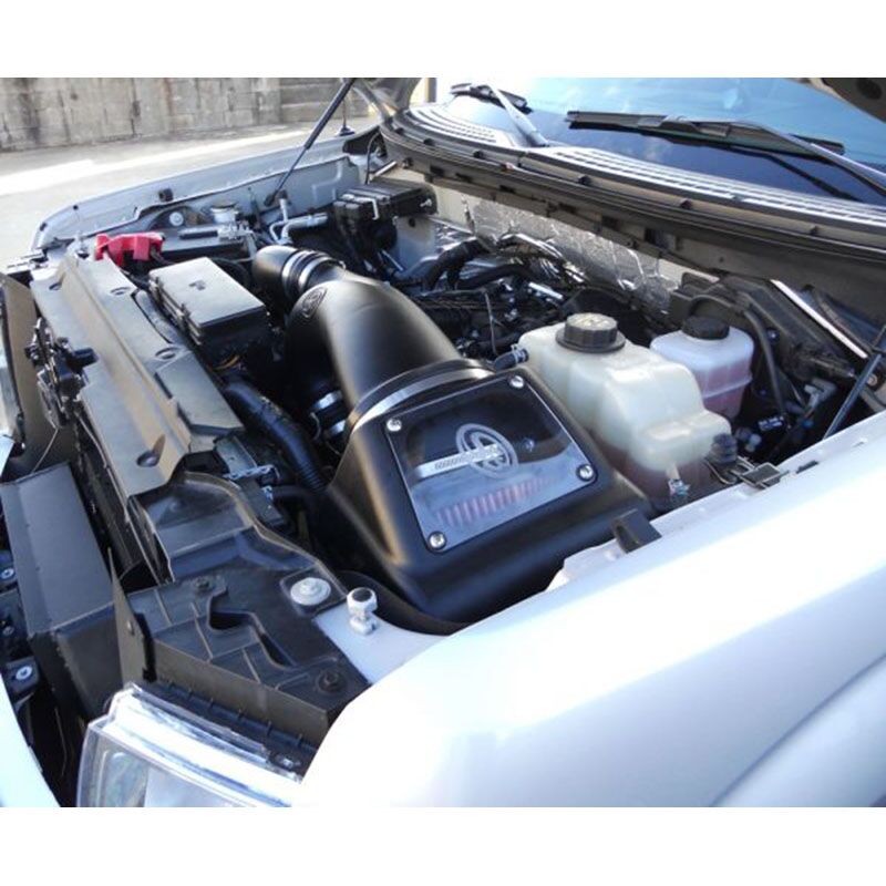 S&B Cold Air Intake For 11-14 Ford F150 V6-3.5L Ecoboost Extendable White