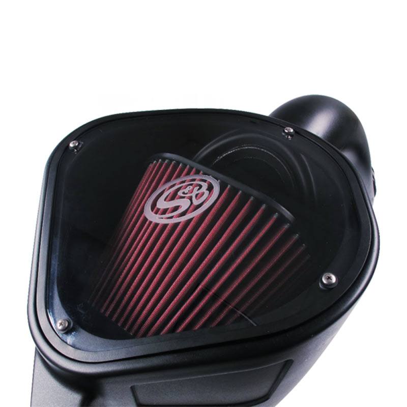 S&B Cold Air Intake For 13-18 Dodge Ram 2500 3500 L6-6.7L Cummins Extendable White