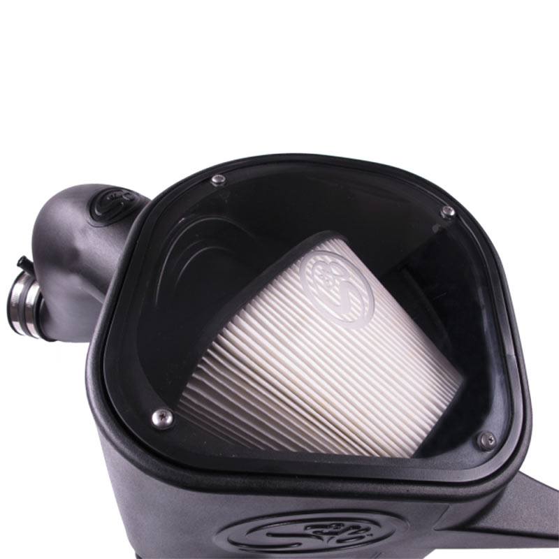 S&B Cold Air Intake For 13-18 Dodge Ram 2500 3500 L6-6.7L Cummins Extendable White