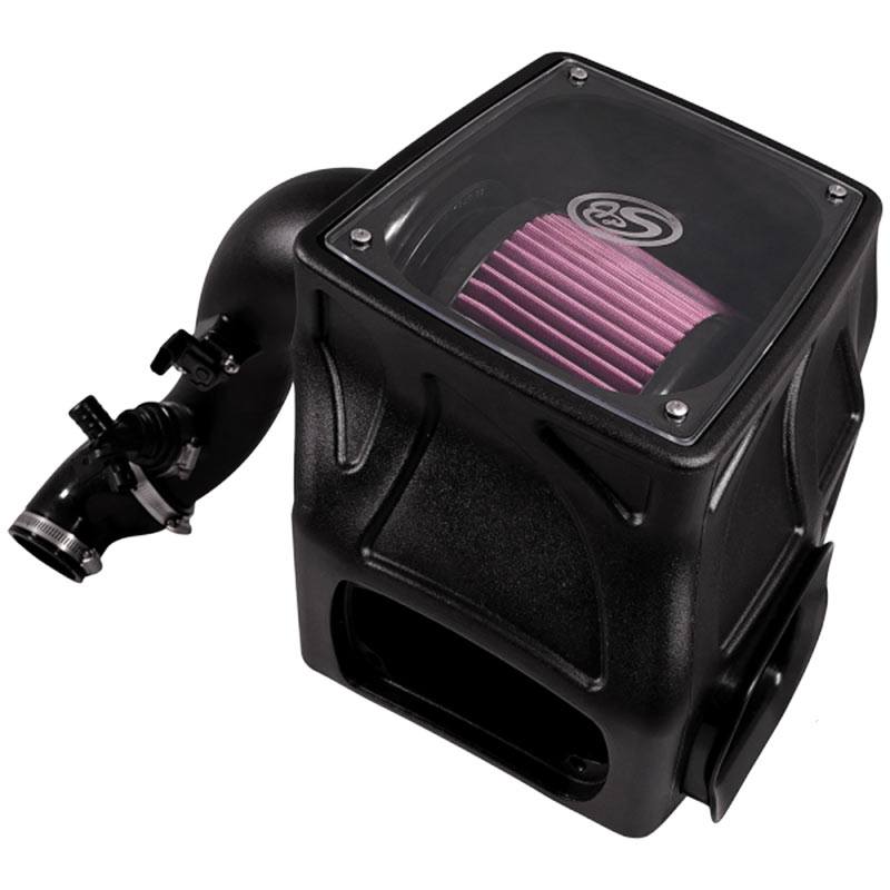 S&B 75-5086 Cold Air Intake For 16-19 Chevrolet Colorado GMC Canyon 2.8L Duramax Cotton Cleanable Red