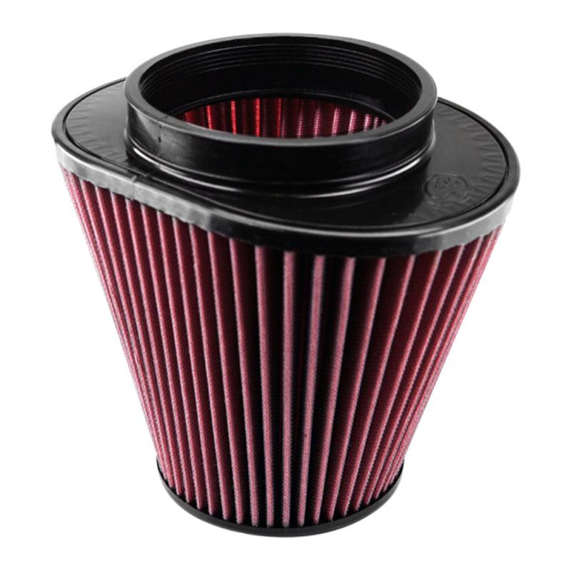 S&B CR-90032 Air Filter for Competitor Intakes AFE XX-90032 Oiled Cotton Cleanable Red