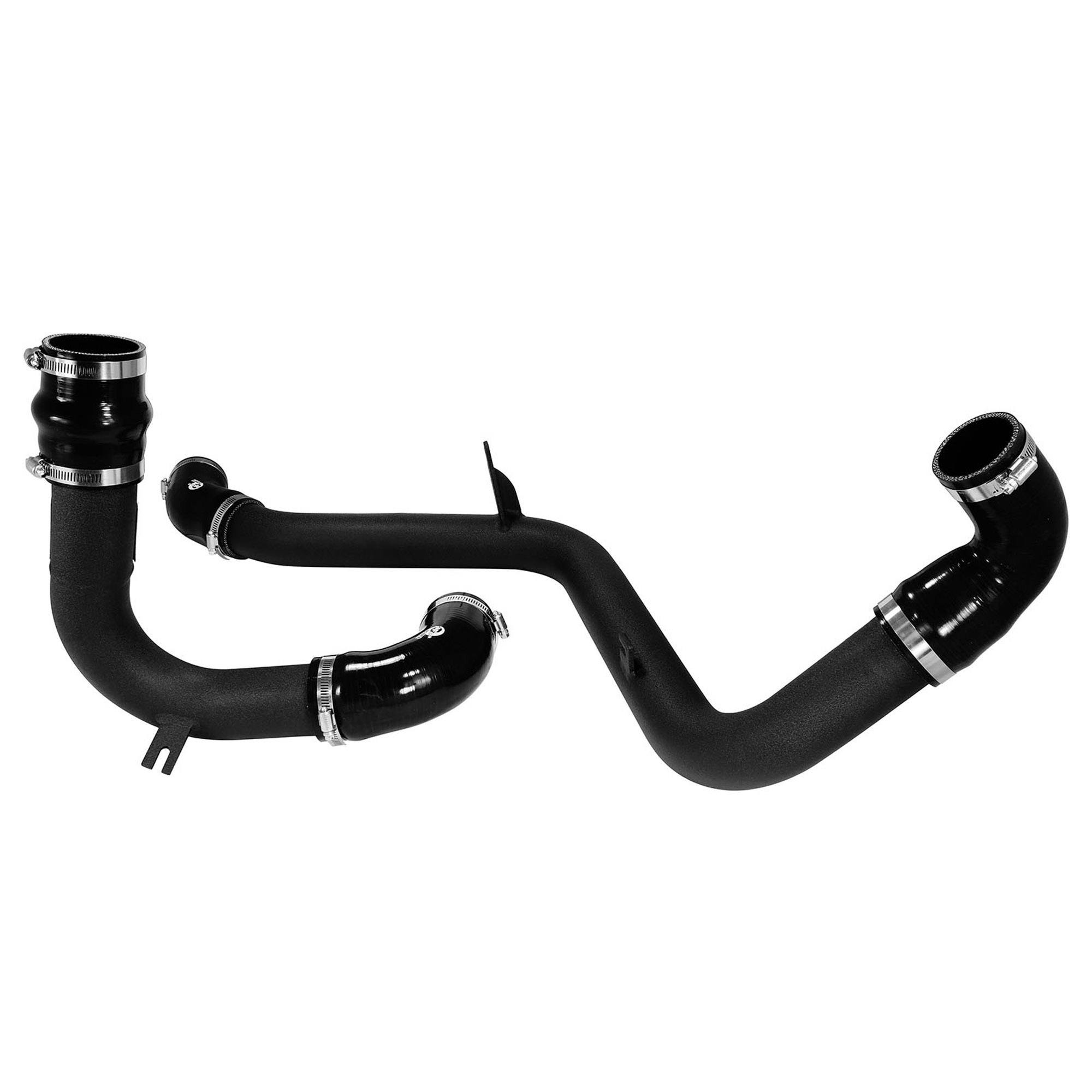 BladeRunner 2-1/2 IN Aluminum Hot and Cold Charge Pipe Kit Black Ford Focus ST 13-18 L4-2.0L (t)