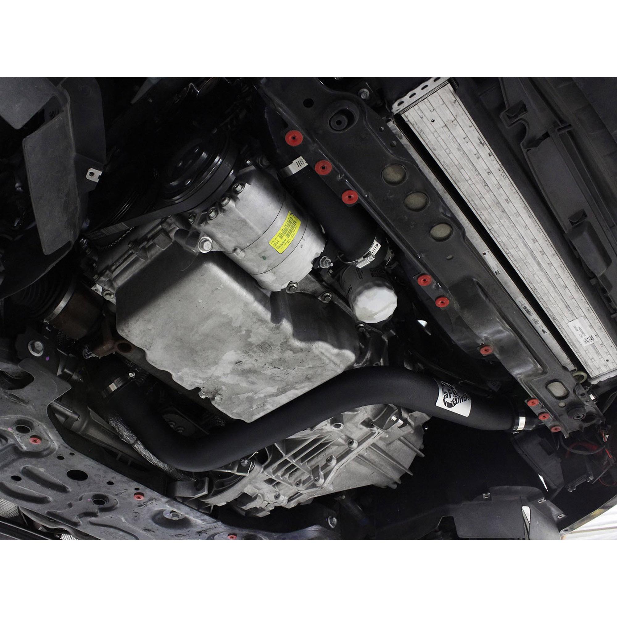 BladeRunner 2-1/2 IN Aluminum Hot and Cold Charge Pipe Kit Black Ford Focus ST 13-18 L4-2.0L (t)