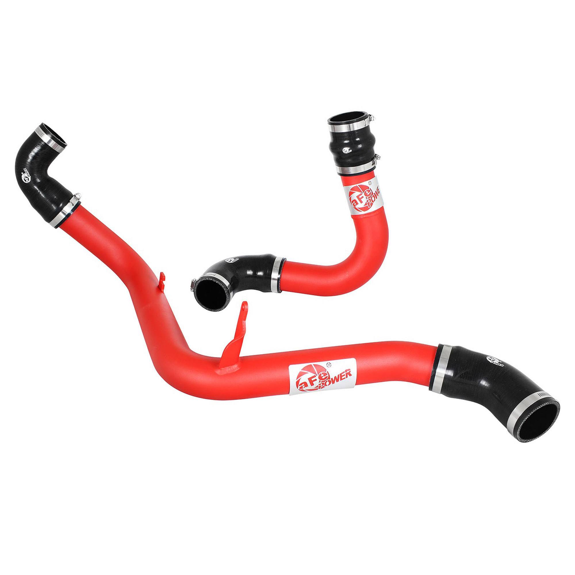 BladeRunner 2-1/2 IN Aluminum Hot and Cold Charge Pipe Kit Red Ford Focus ST 13-18 L4-2.0L (t)