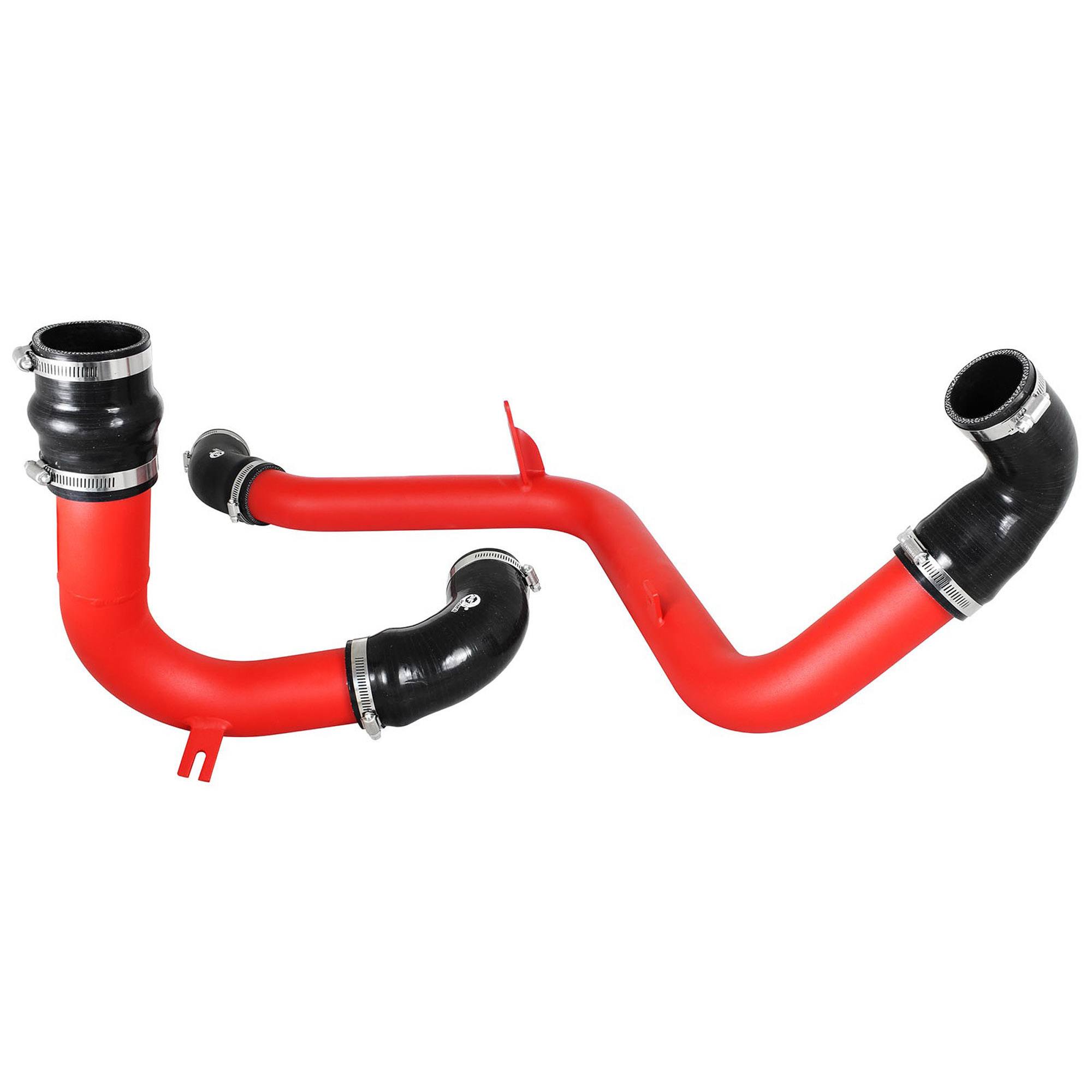 BladeRunner 2-1/2 IN Aluminum Hot and Cold Charge Pipe Kit Red Ford Focus ST 13-18 L4-2.0L (t)