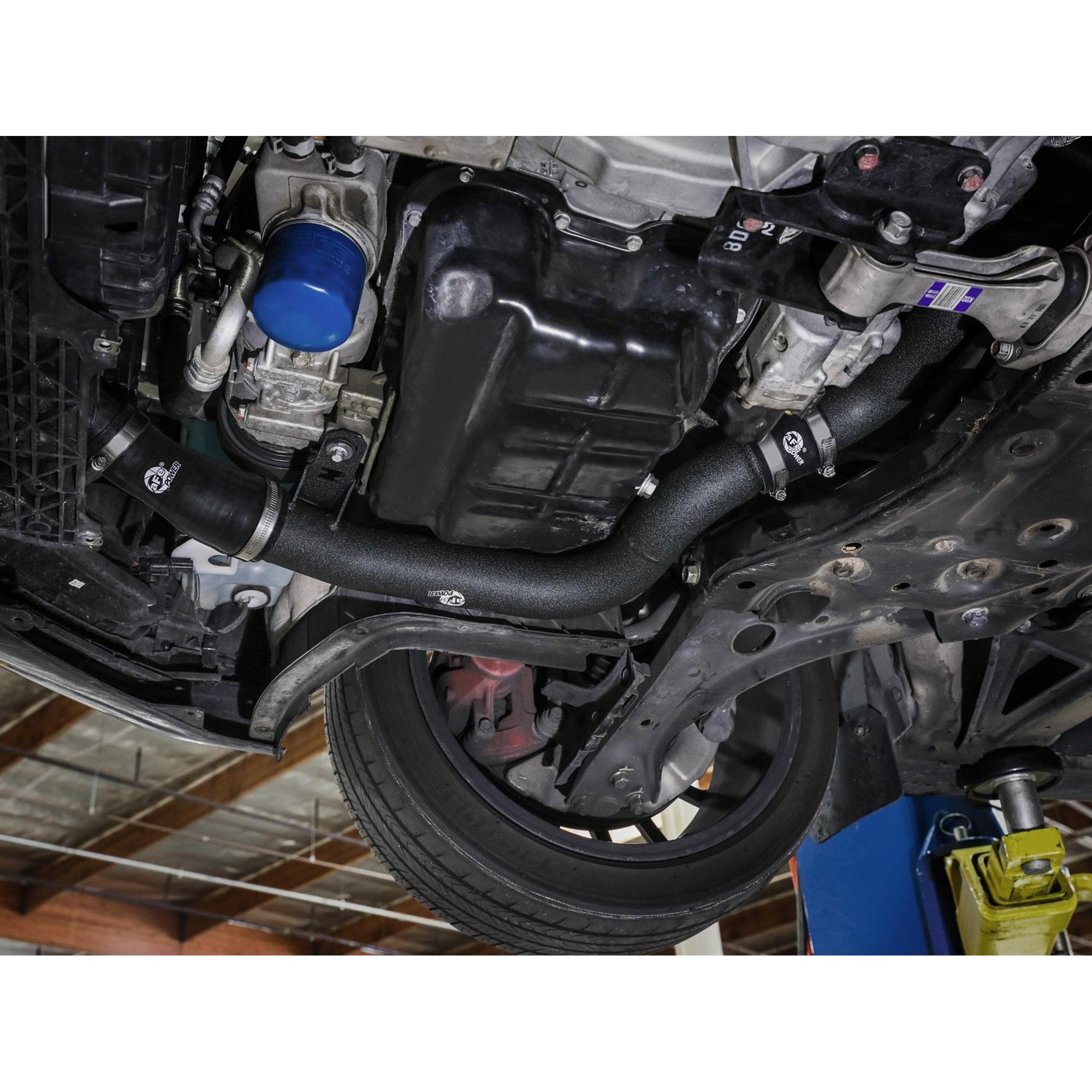 BladeRunner 2-1/4 IN to 2-1/2 IN Aluminum Hot Charge Pipe Black Hyundai Veloster N 19-22 L4-2.0L (t)
