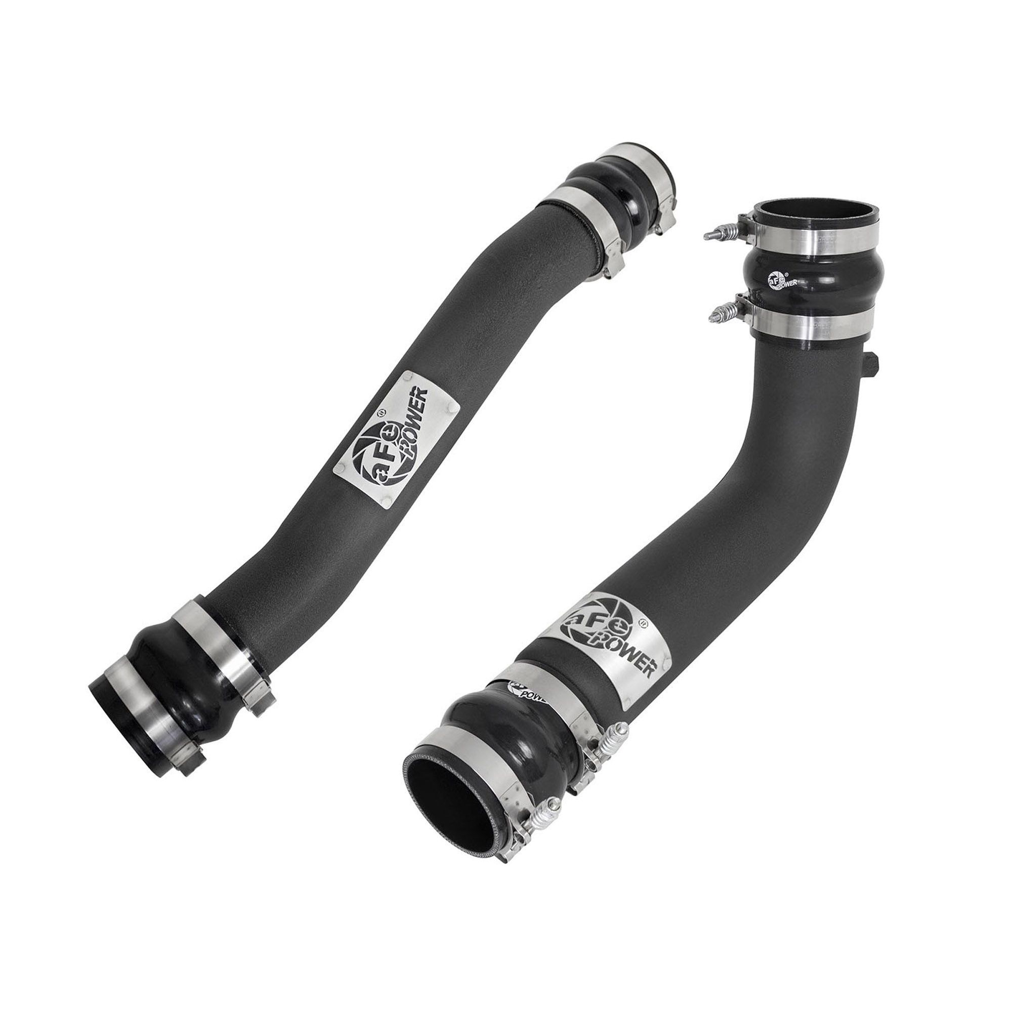 BladeRunner 3 IN & 3-1/2 IN Aluminum Hot and Cold Charge Pipe Kit Black Dodge Diesel Trucks 07.5-09 L6-6.7L (td)