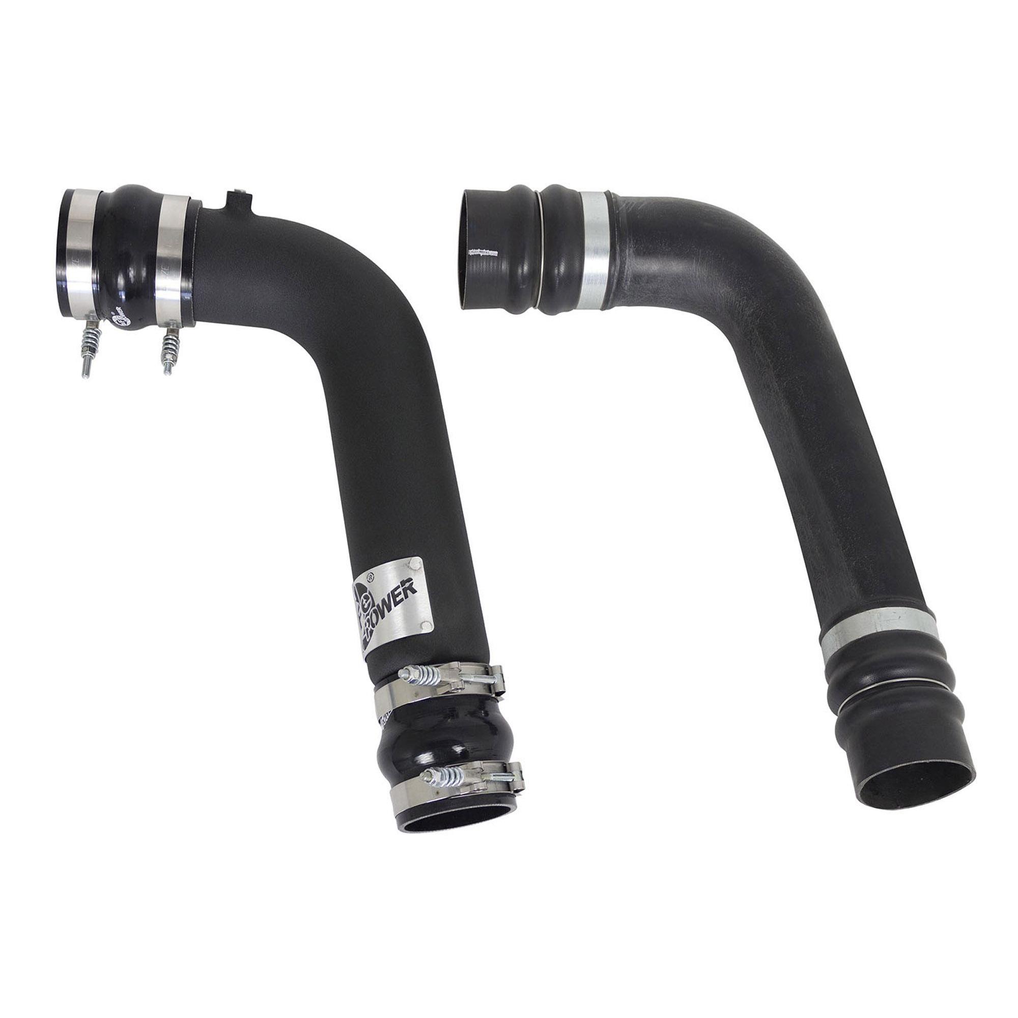 BladeRunner 3 IN & 3-1/2 IN Aluminum Hot and Cold Charge Pipe Kit Black Dodge Diesel Trucks 07.5-09 L6-6.7L (td)