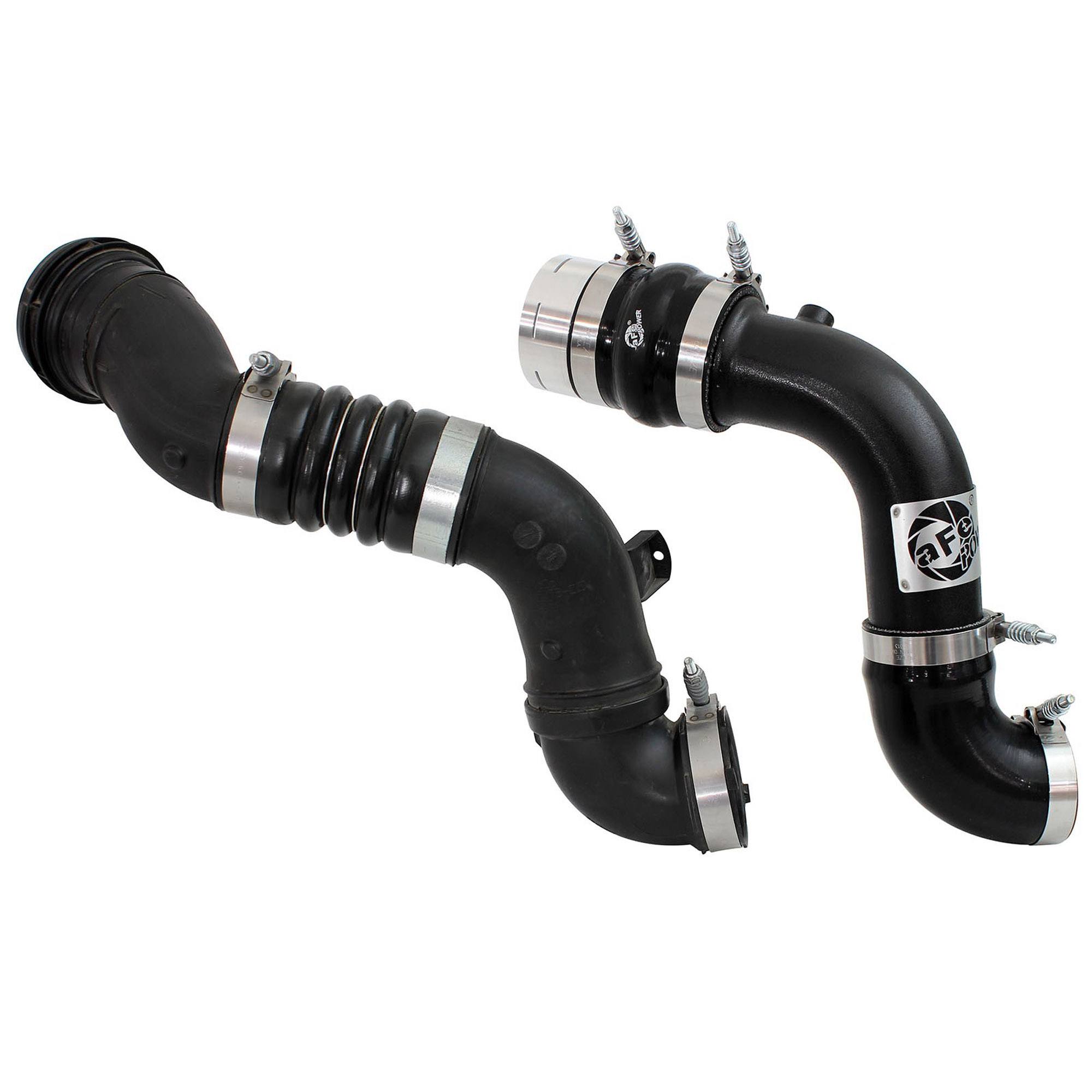BladeRunner 3 IN Aluminum Cold Charge Pipe Black Ford Diesel Trucks 11-16 V8-6.7L (td)