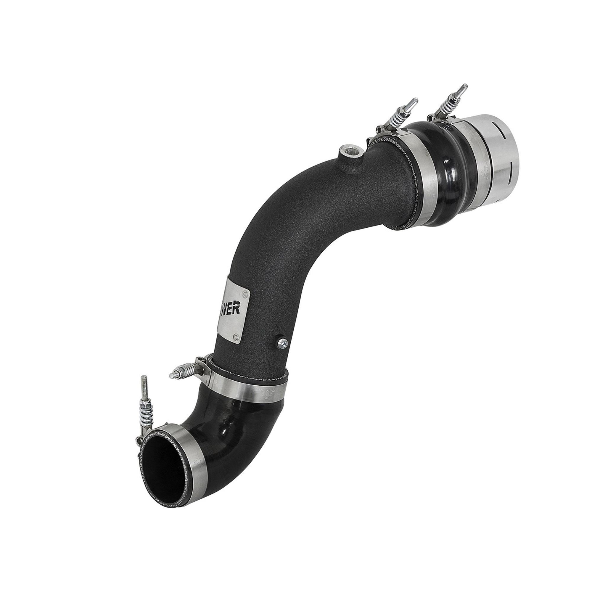 BladeRunner 3 IN Aluminum Cold Charge Pipe Black Ford Diesel Trucks 17-22 V8-6.7L (td)