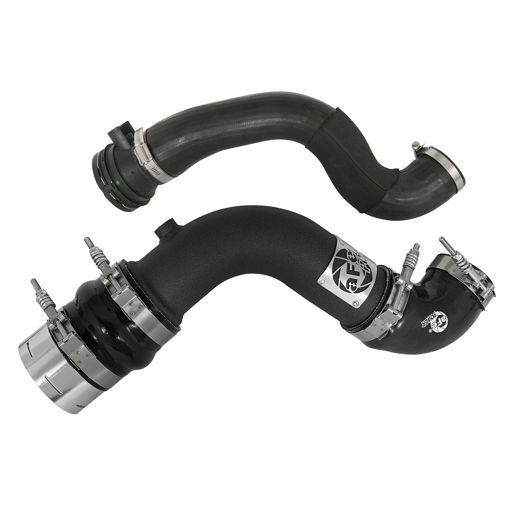 BladeRunner 3 IN Aluminum Cold Charge Pipe Black Ford Diesel Trucks 17-22 V8-6.7L (td)