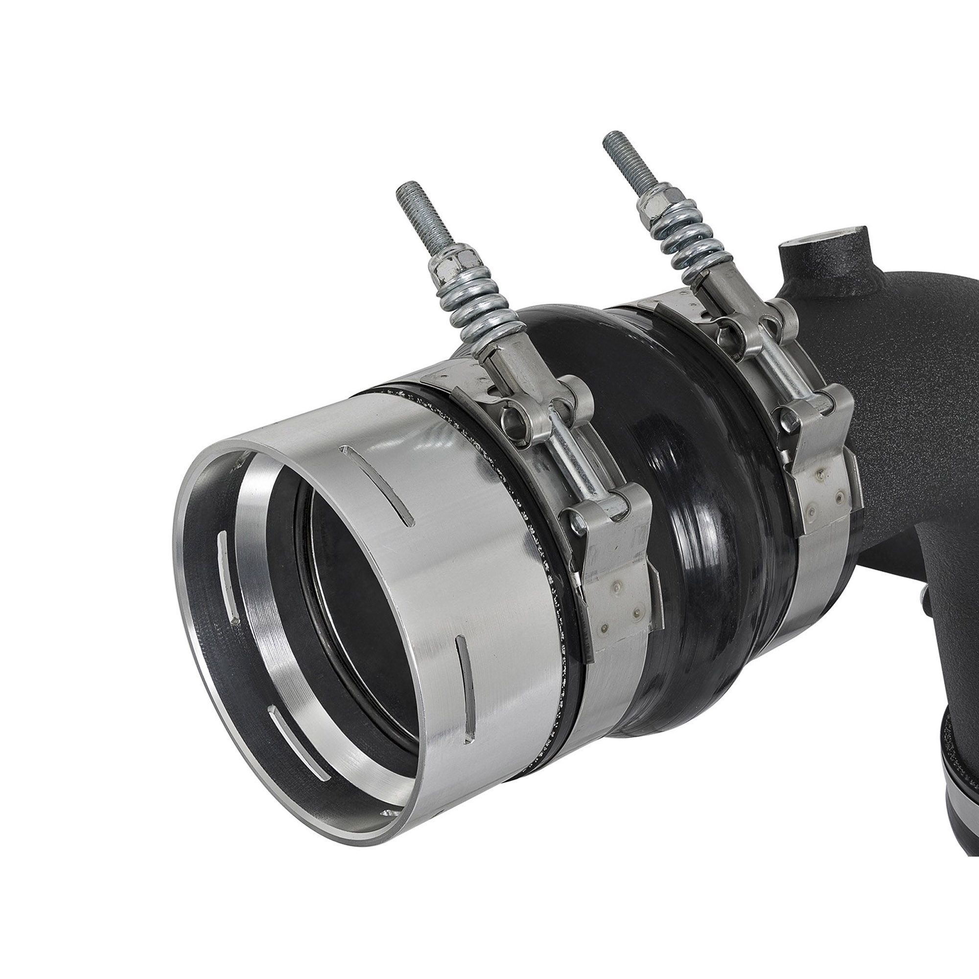 BladeRunner 3 IN Aluminum Cold Charge Pipe Black Ford Diesel Trucks 17-22 V8-6.7L (td)