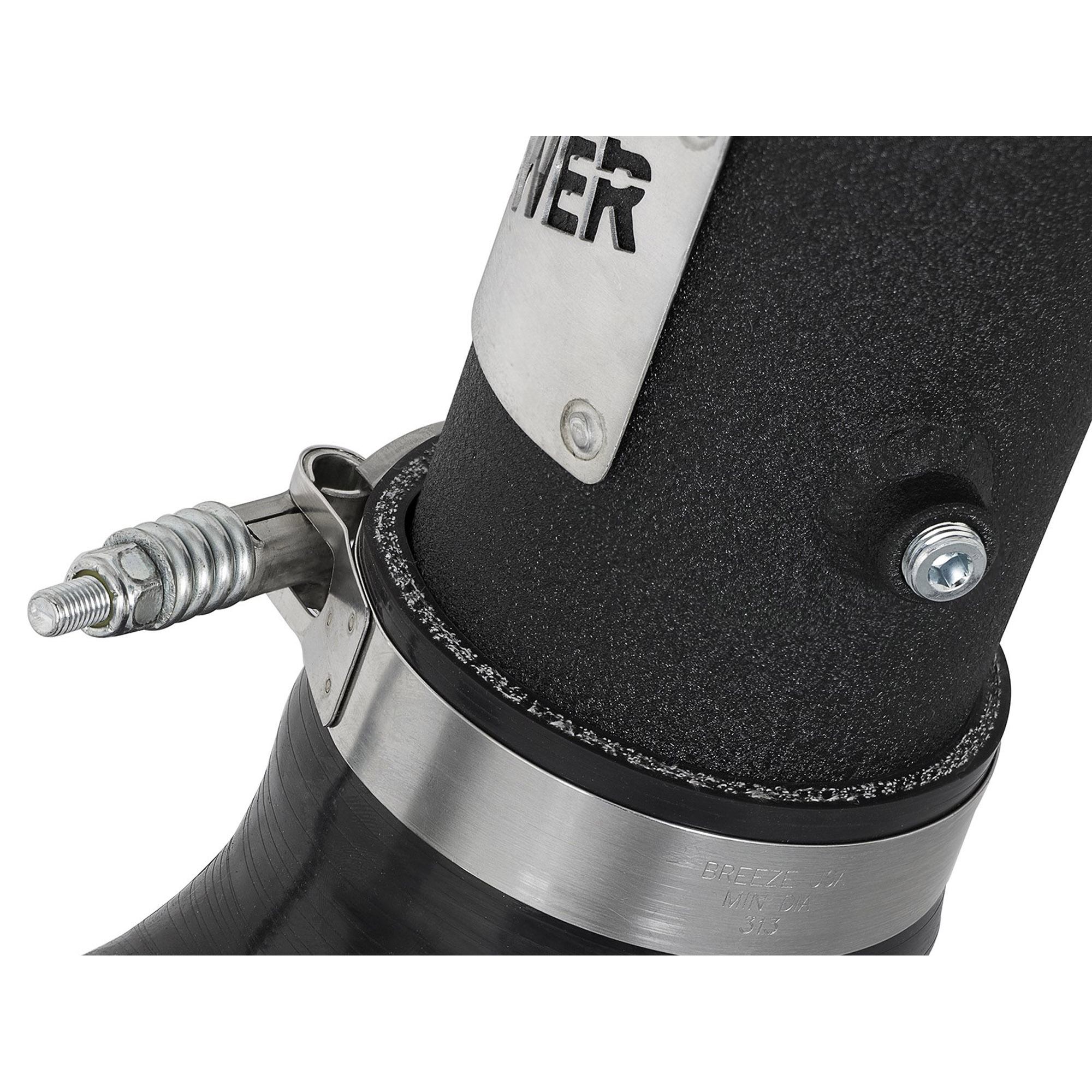 BladeRunner 3 IN Aluminum Cold Charge Pipe Black Ford Diesel Trucks 17-22 V8-6.7L (td)