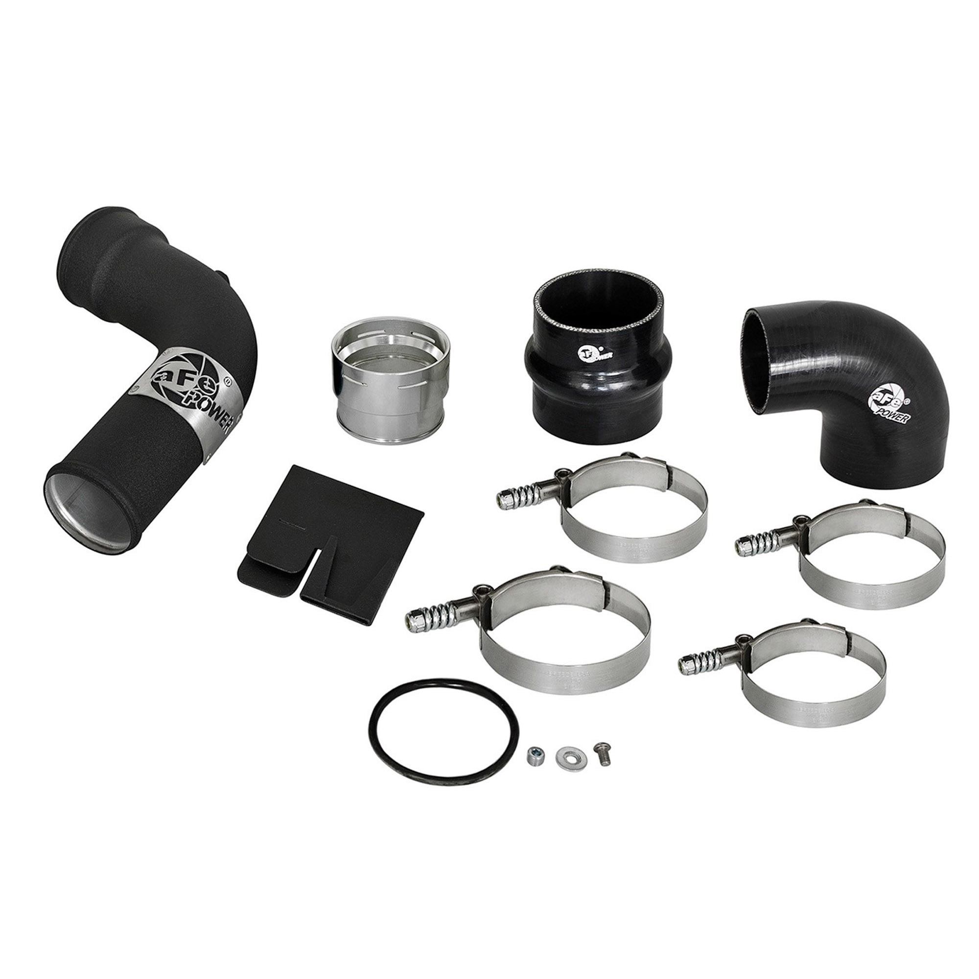 BladeRunner 3 IN Aluminum Cold Charge Pipe Black Ford Diesel Trucks 17-22 V8-6.7L (td)