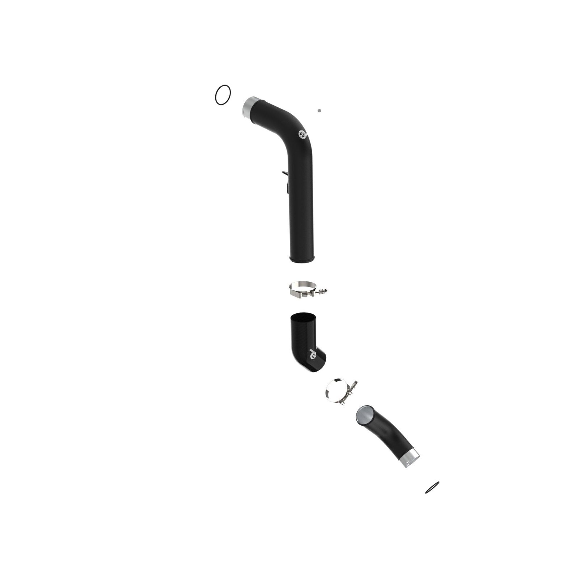 BladeRunner 3 IN Aluminum Cold Charge Pipe Black RAM 1500 20-22 V6-3.0L (td)