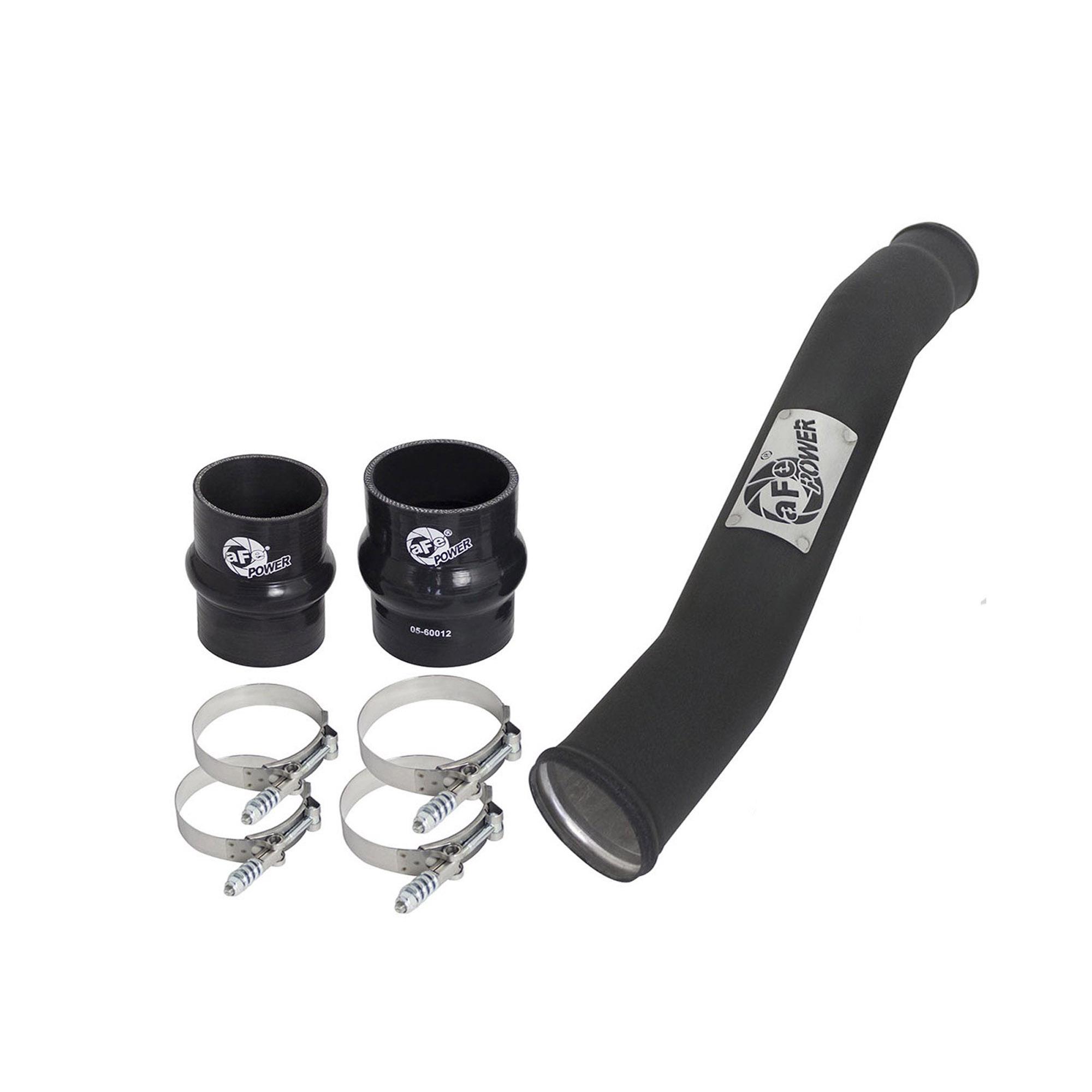 BladeRunner 3 IN Aluminum Hot Charge Pipe Black Dodge Diesel Trucks 07.5-09 L6-6.7L (td)