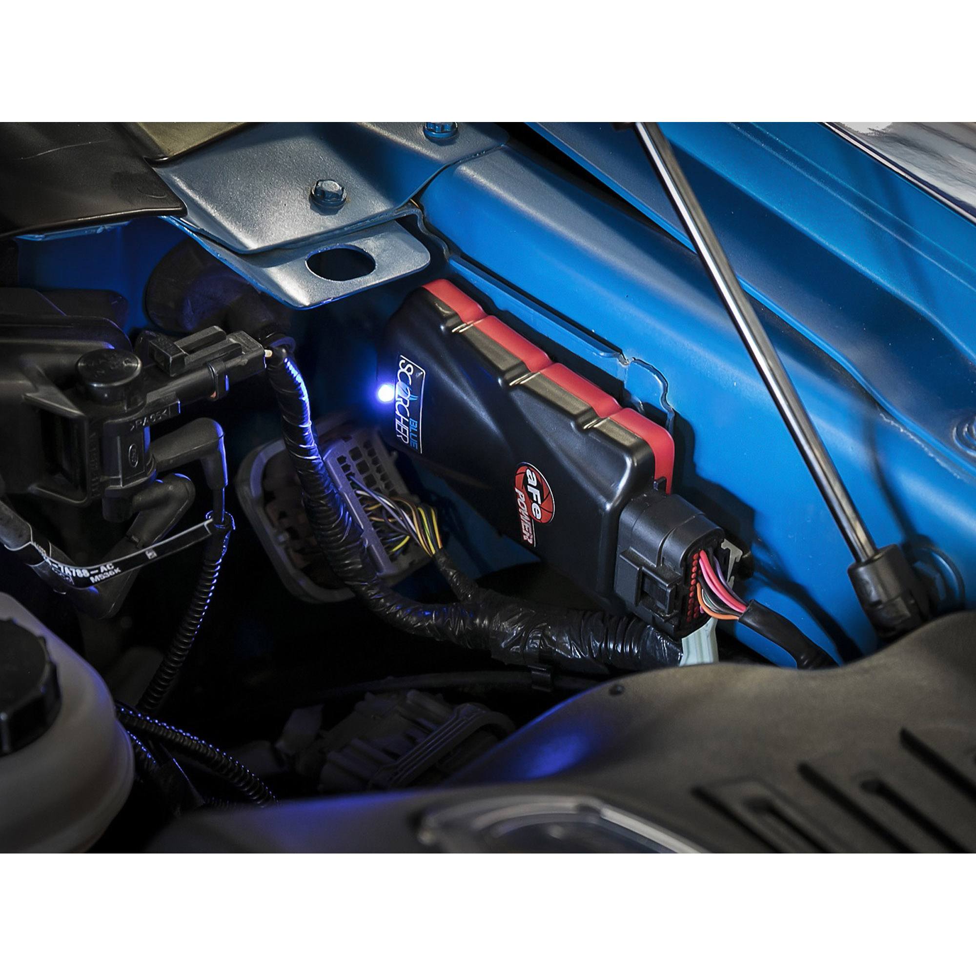 SCORCHER BLUE Bluetooth Capable Power Module Ford Diesel Trucks 17-19 V8-6.7L (td)