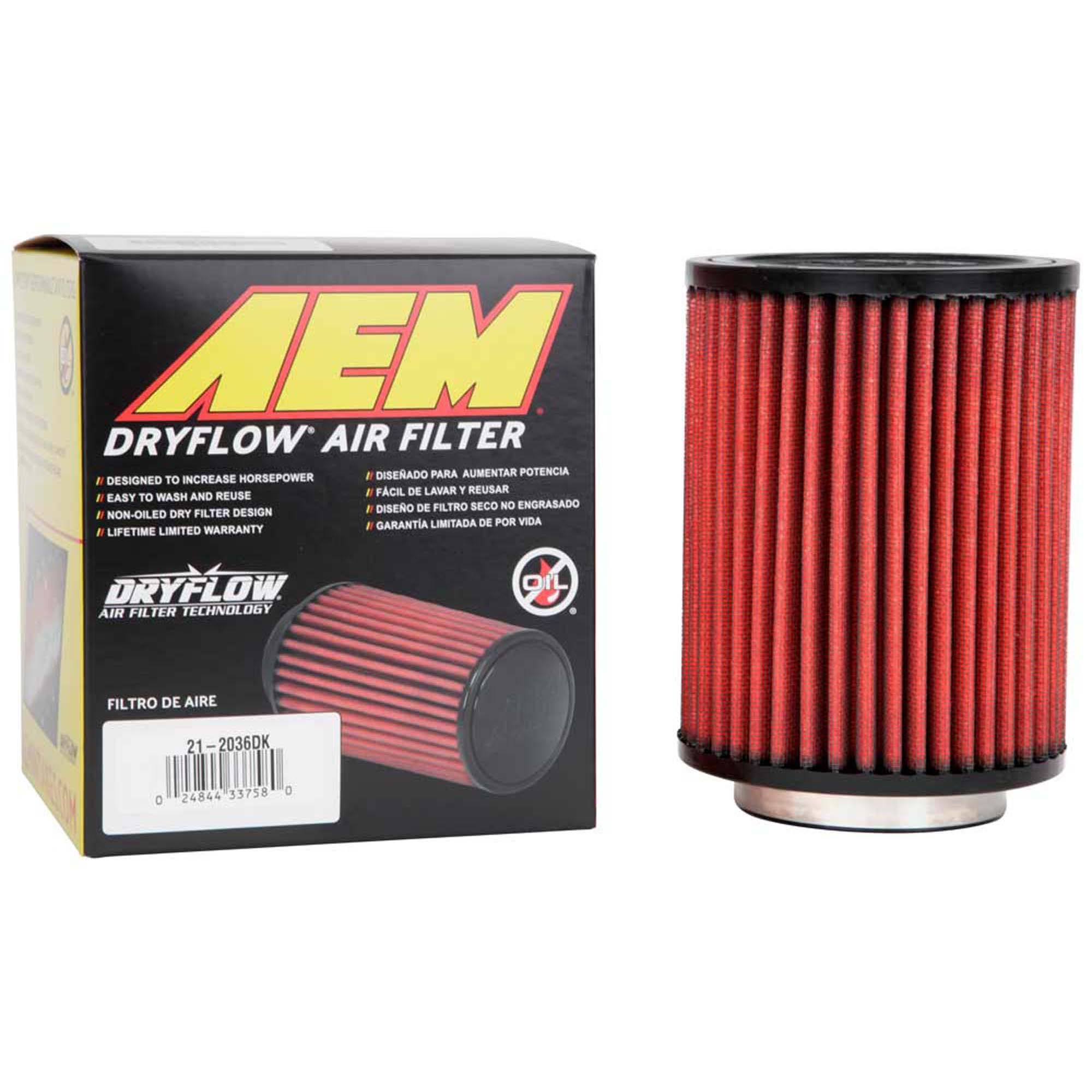 AEM-21-2036DK DryFlow Air Filter – view 6