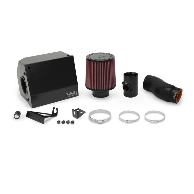 Mishimoto silicone turbo inlet hose in black for Honda Civic Si performance air intake
