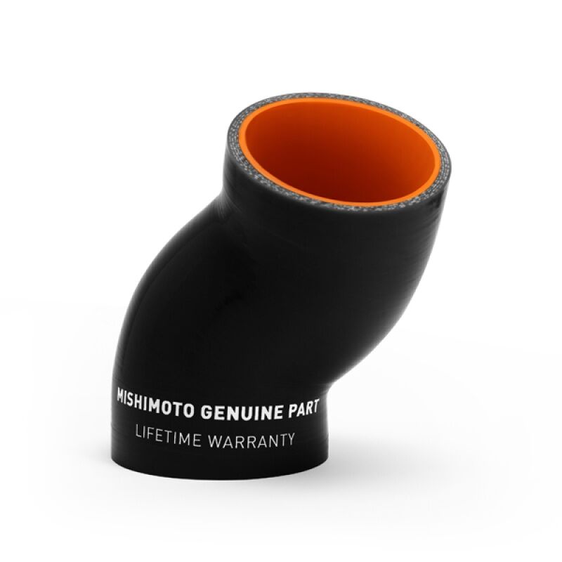 Close-up of five-layer silicone construction with heat-resistant embedded fibers on Mishimoto hose