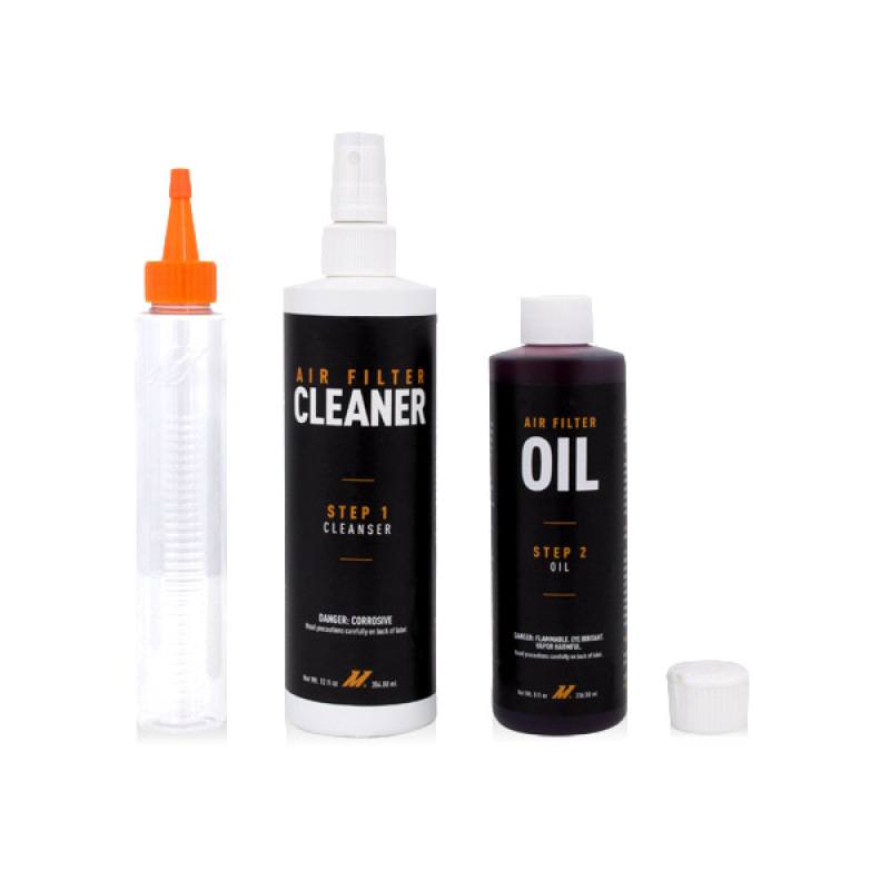Mishimoto Air Filter Re-Oil Kit MMAF-REOIL-RD with 12 oz cleaning bottle and 8 oz filter oil