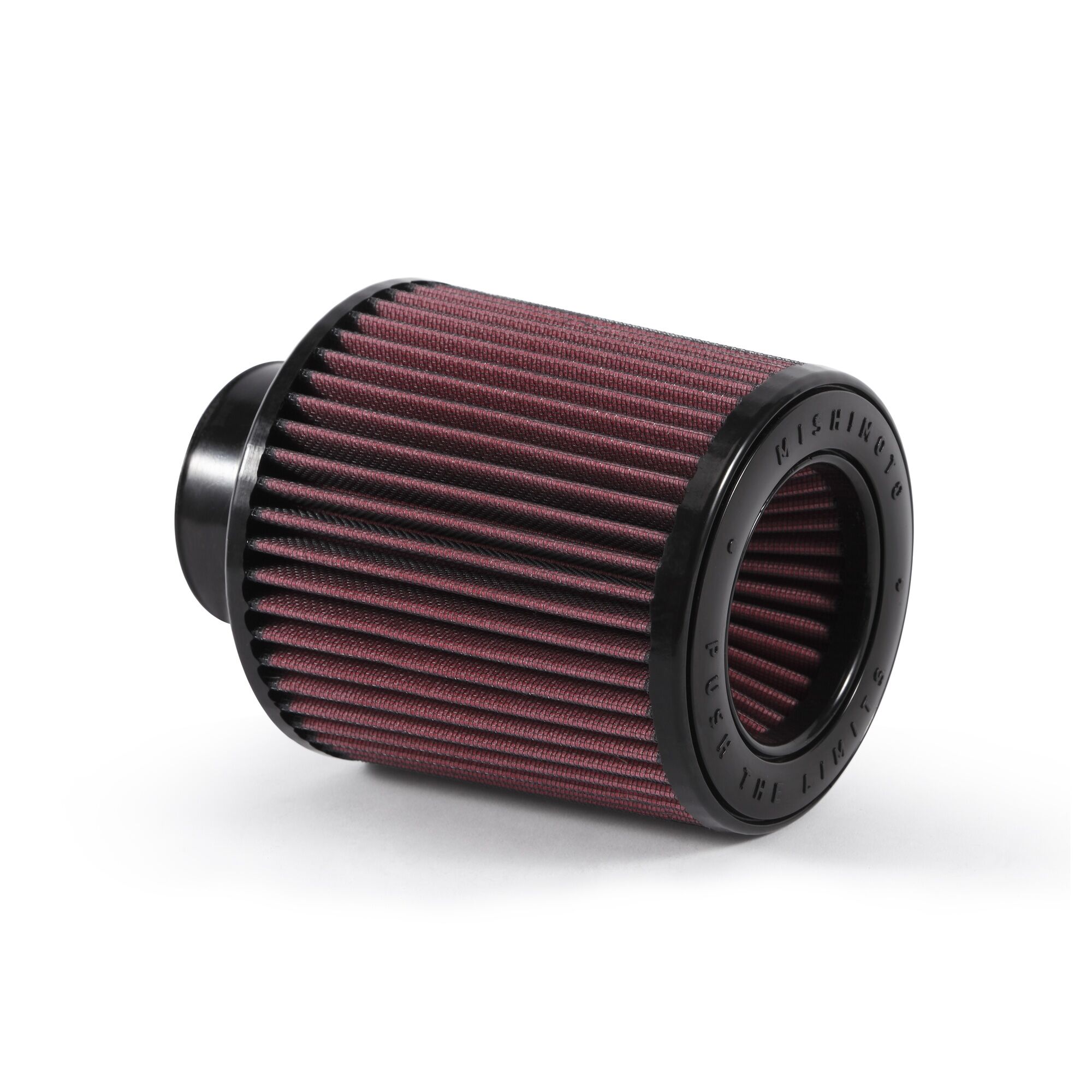 Mishimoto Powerstack Performance Air Filter MMAF-2756S in red with 2.75 in. inlet