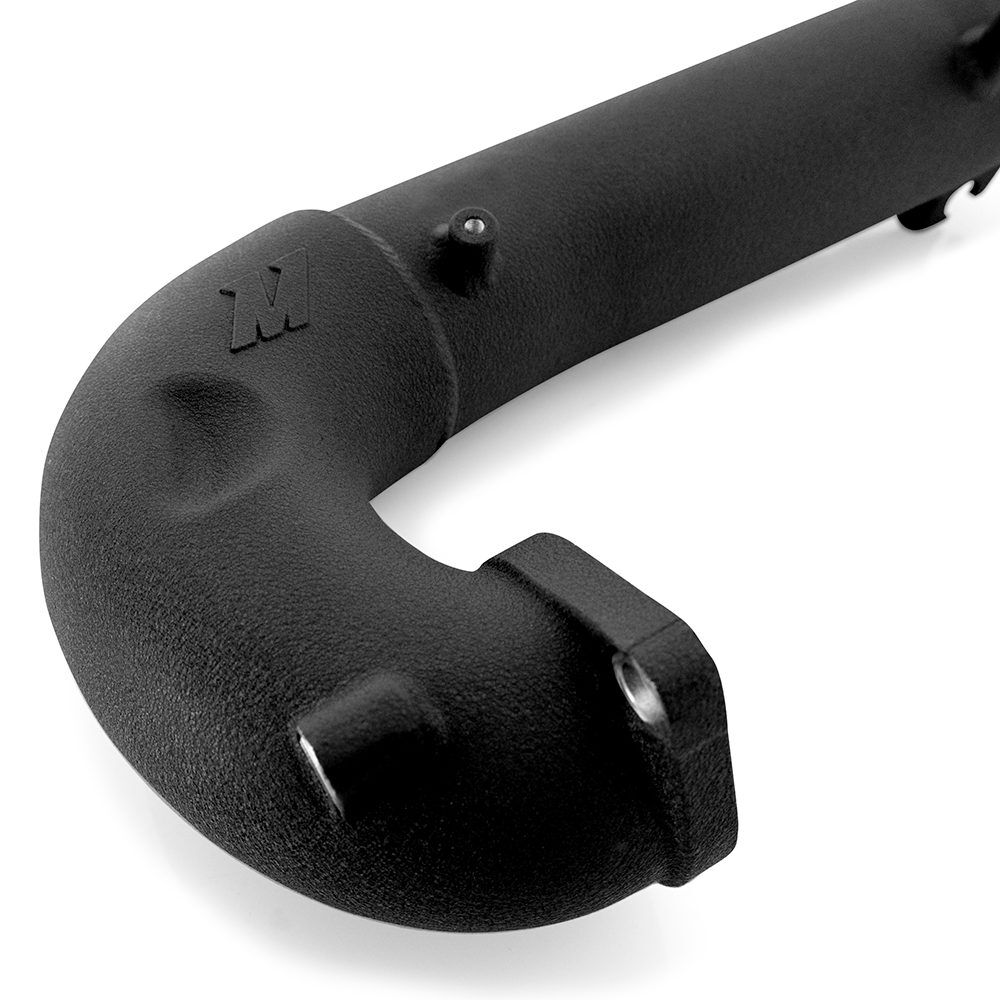 Mandrel-bent aluminum inlet pipe TIG welded to cast lower section for FK8 Honda Civic Type R