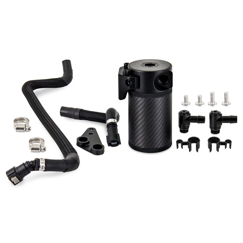 Mishimoto MMBCC-C8-20PCF carbon fiber catch can kit for 2020+ Chevrolet C8 Corvette LT2 V8