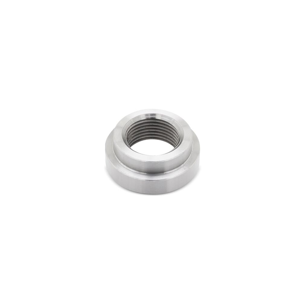 Mishimoto MMEXH-WB18-SS 304 stainless steel M18x1.5 weld-on bung for boost gauges and O2 sensors