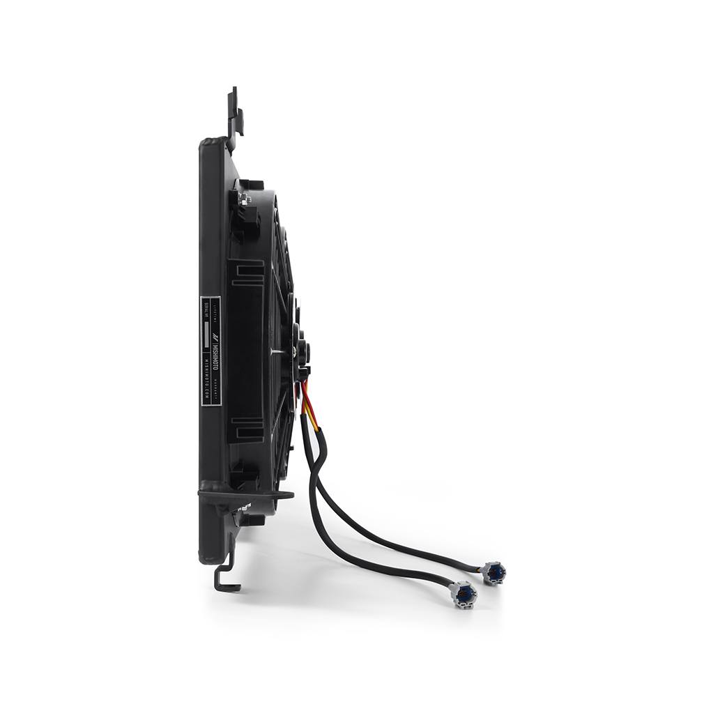 Mishimoto fan shroud kit prewired with stock-style connectors for Subaru WRX STI