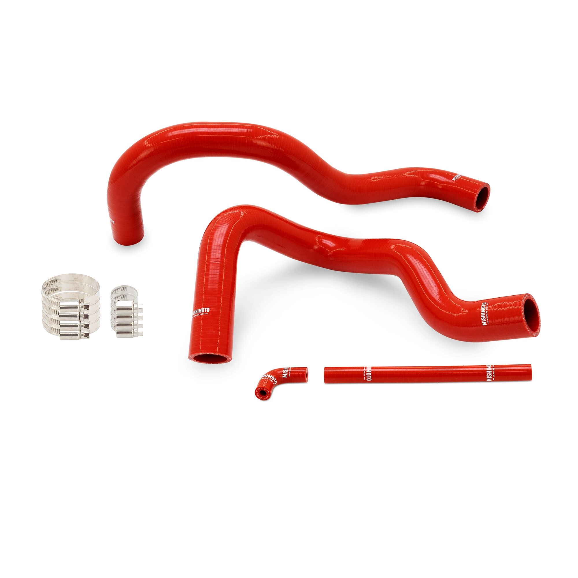 Mishimoto Red Silicone Radiator Hose Kit MMHOSE-TAC2427-95RD for 1995-2004 Toyota Tacoma