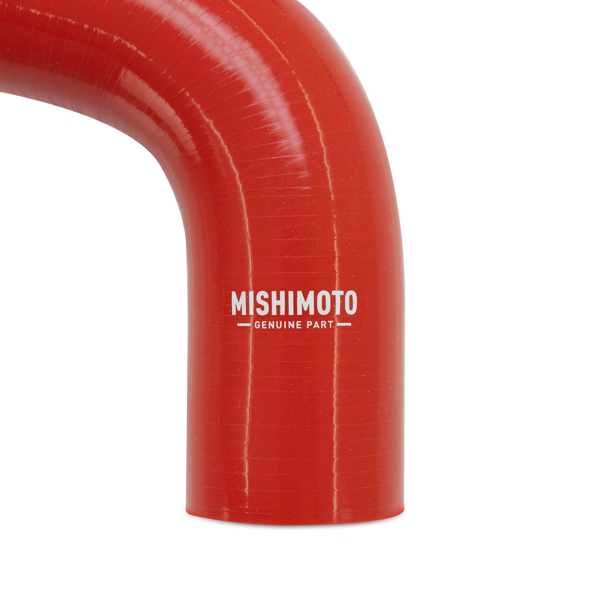 Heat-resistant silicone construction of Mishimoto Tacoma radiator hose kit