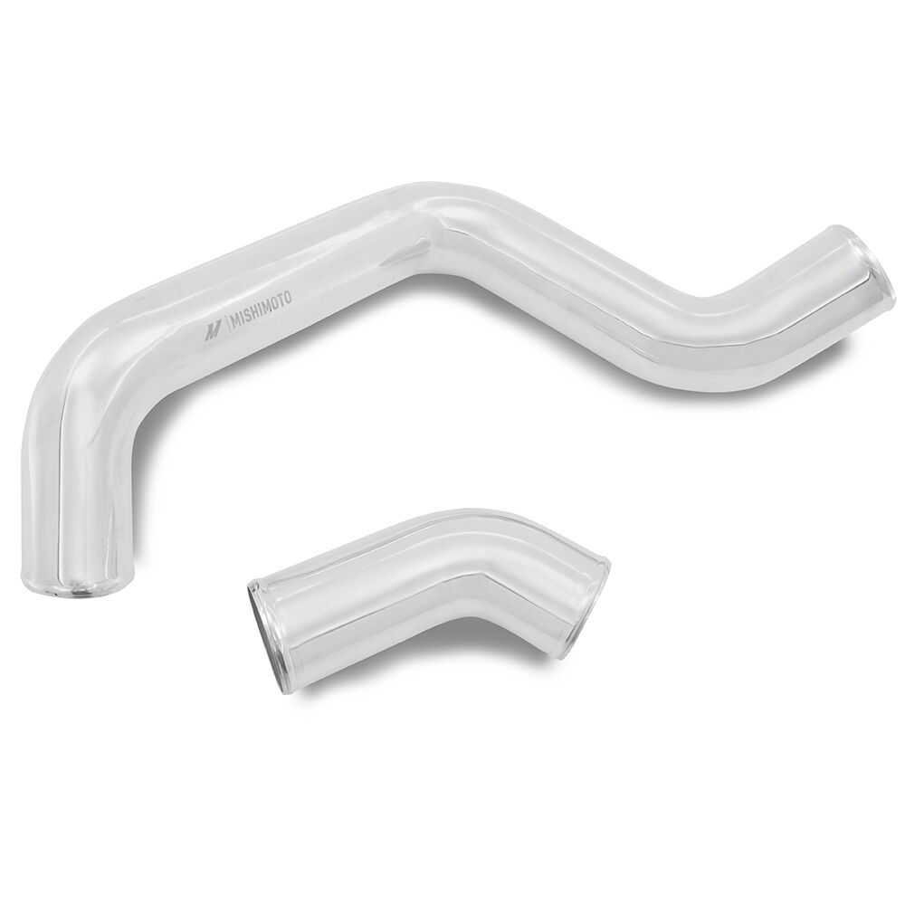 Mishimoto constant-tension T-bolt clamps included with the Duramax L5P intercooler pipe and boot kit