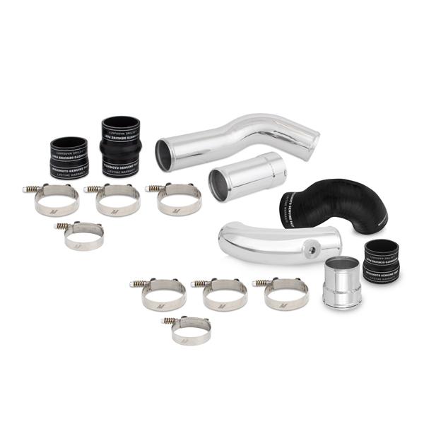 Mishimoto polished aluminum intercooler pipe and boot kit for 2017+ Ford 6.7L Powerstroke
