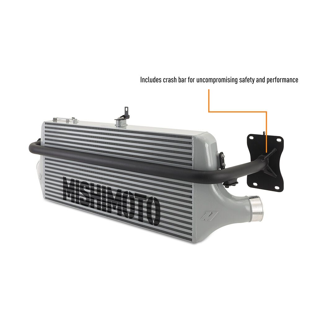 Black silicone couplers and hose clamps included with Mishimoto WRX intercooler piping kit