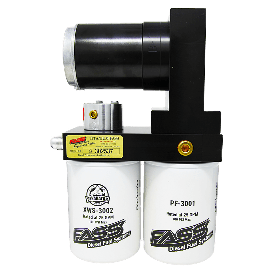FASS Fuel Systems FASS Titanium Signature Series Diesel Fuel System 165GPH GM 6.5L Turbo Diesel 1992-2000 (TSC08165G)