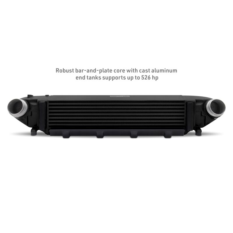 Aluminum hot-side and cold-side intercooler pipes with cast connections for Mustang EcoBoost