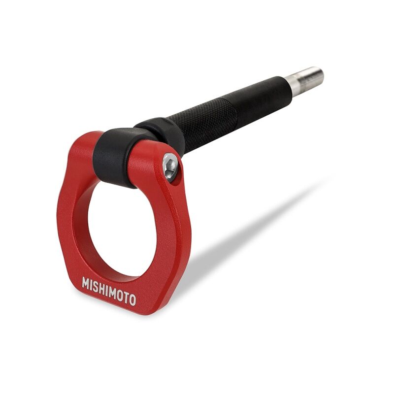 Durable red tow hook for Subaru WRX and Crosstrek