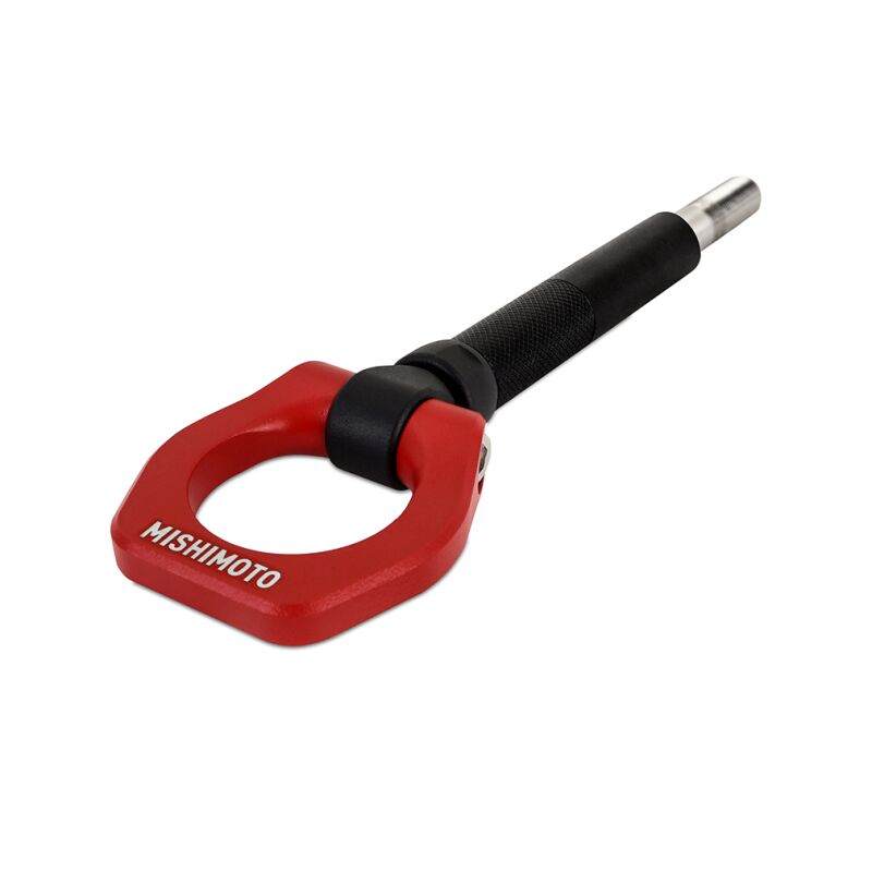 Front view of Mishimoto Racing Tow Hook MMTH-WRX-22RD