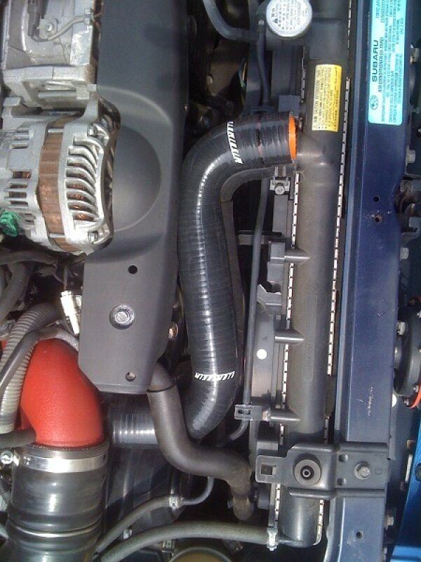 Mishimoto Black Silicone Radiator Hose Kit for Subaru WRX & STI (MMHOSE-WRX-01BK) – view 9