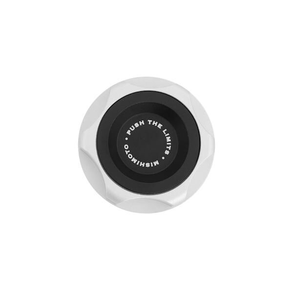 Mishimoto CNC-machined 6061 aluminum oil filler cap with included O-ring seal
