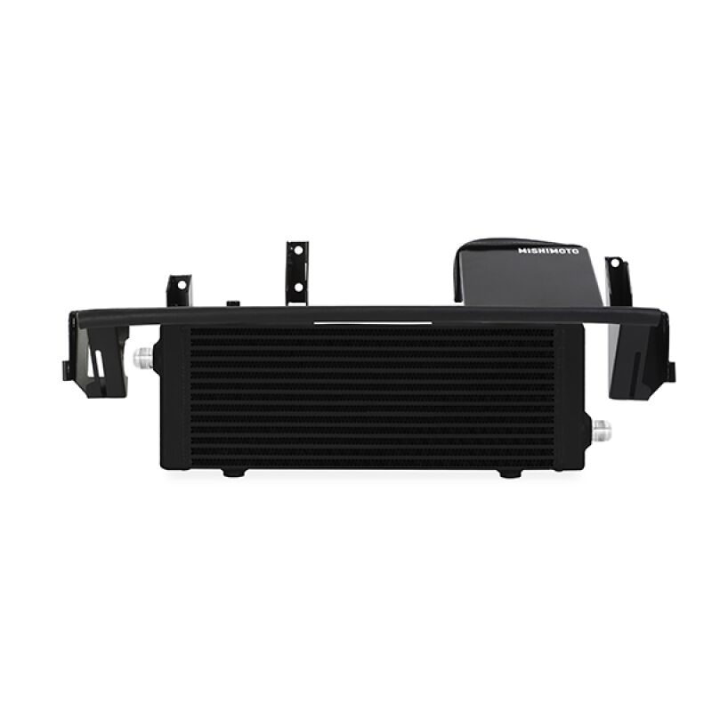 Mishimoto thermostatic oil sandwich plate included with the Focus RS oil cooler kit