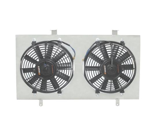 Mishimoto MMFS-MIA-90 polished aluminum fan shroud kit for 1990-1997 Mazda Miata
