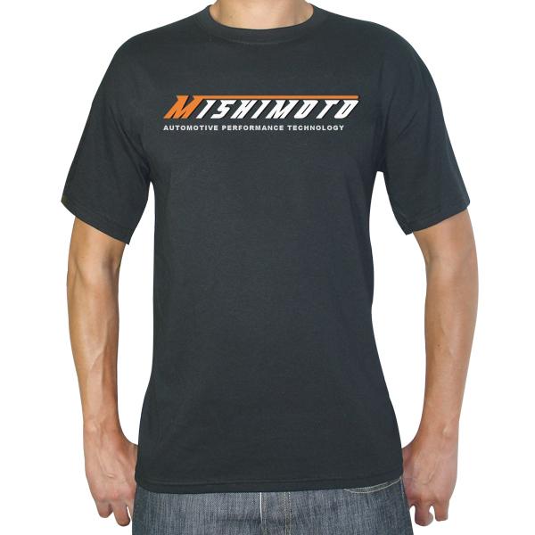 Mishimoto Apparel black t-shirt, part number MMAPL-SCRIPT-BK2XL
