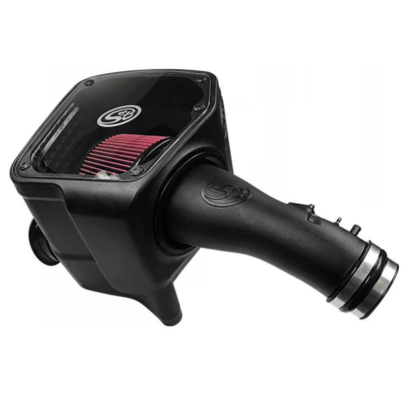S&B 75-5039 Cold Air Intake For 07-21 Toyota Tundra V8 5.7L Oiled Cotton Cleanable Red