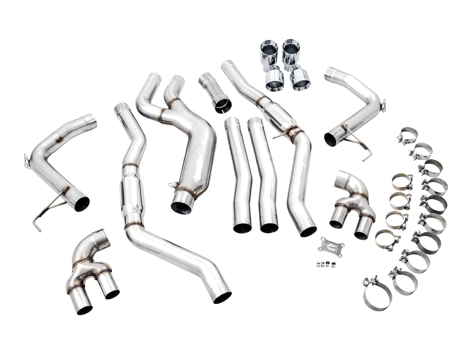 AWE Tuning BMW (Coupe/Sedan - 3.0 - AWD/RWD) Exhaust System Kit (3020-42078) – view 5
