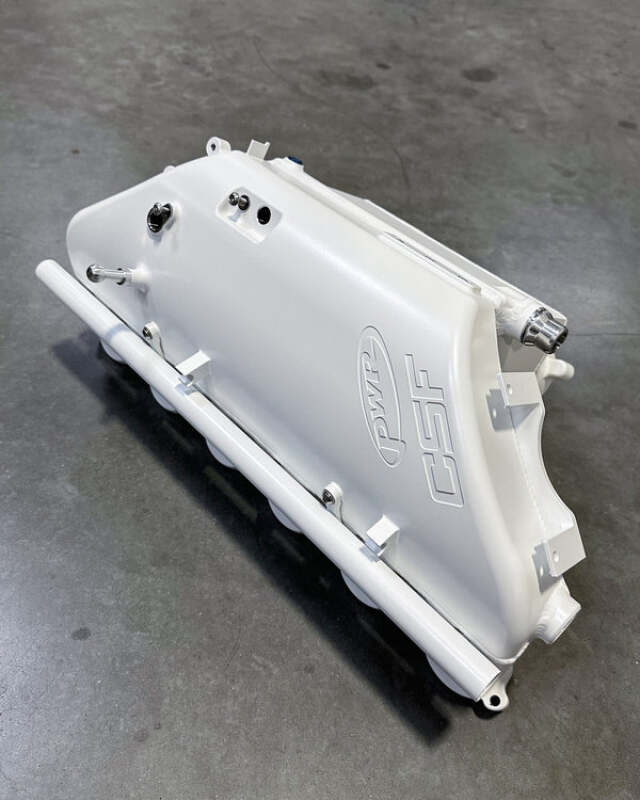 CSF 8233BFWM Charge-Air Cooler Manifold in Brilliant Frozen White Metallic